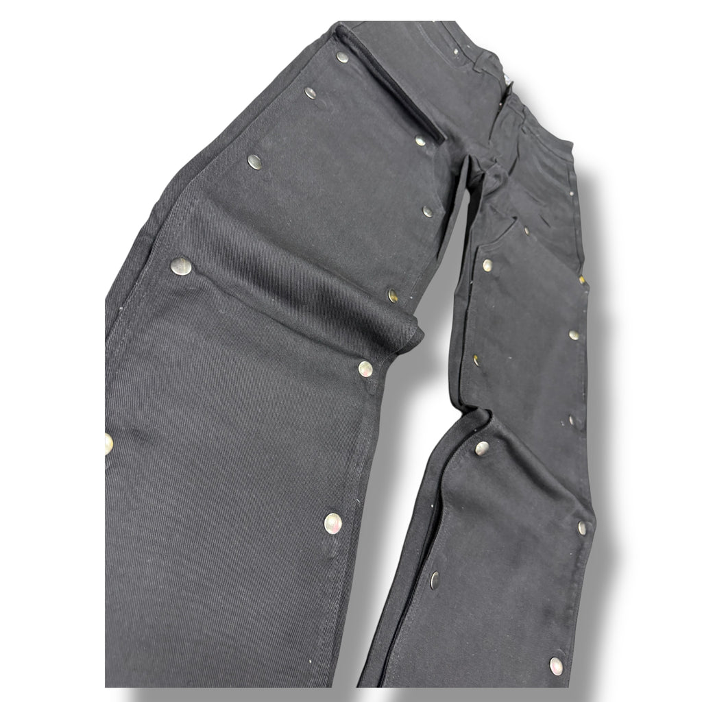 JEANS BOTTON BLACK