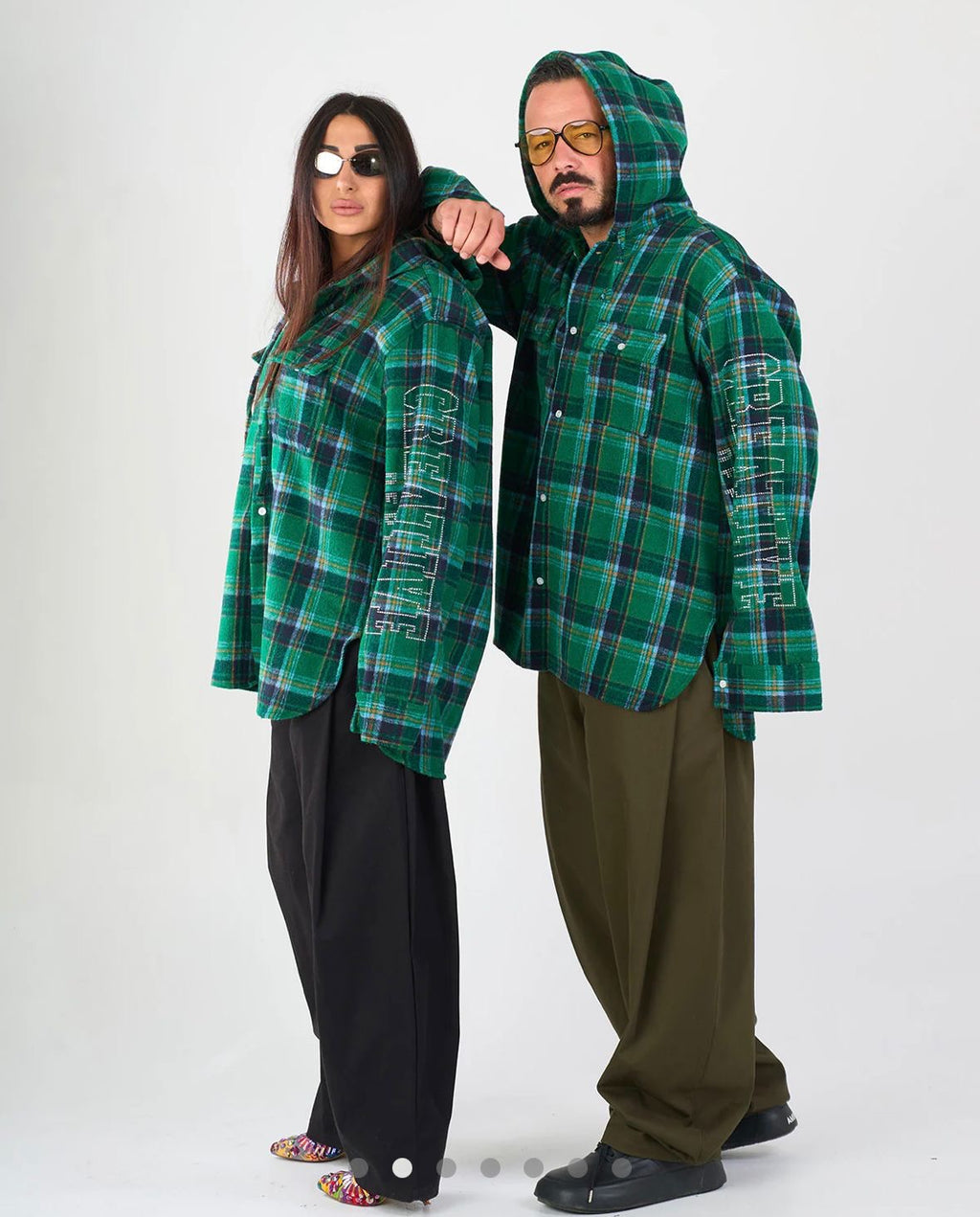 CAMICIA CREATIVE GREEN