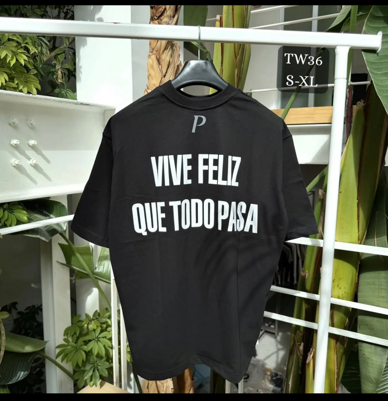 T shirt premium quality (vive feliz)