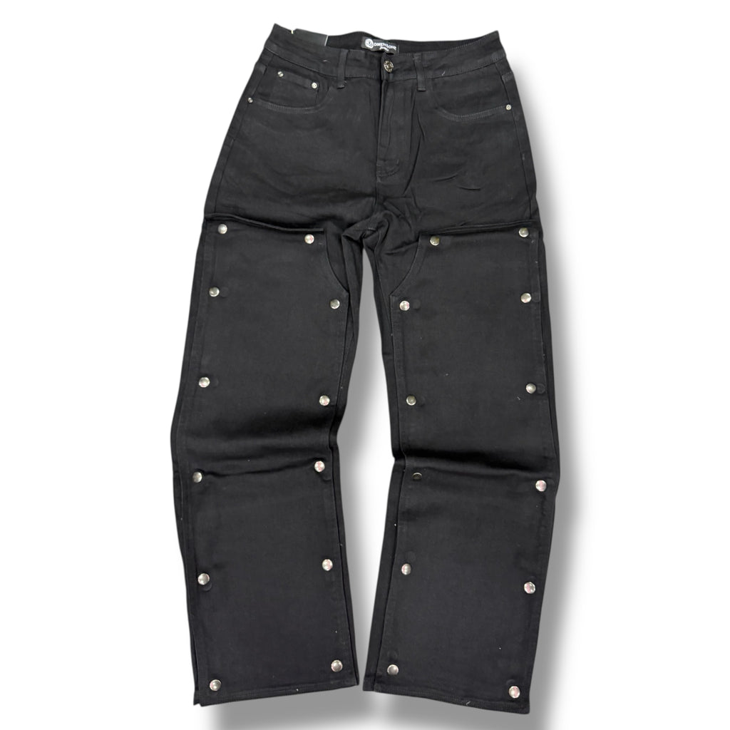 JEANS BOTTON BLACK