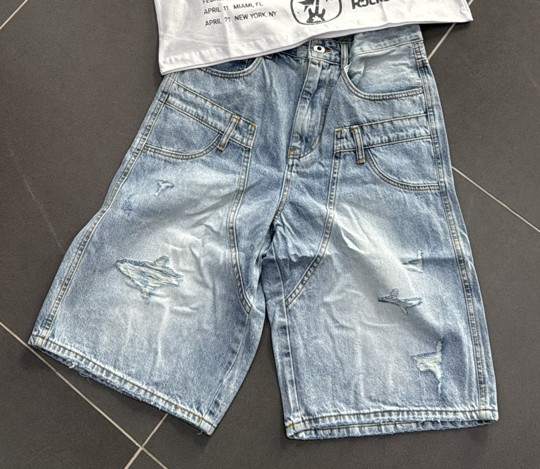 Double pant  short (ocean)