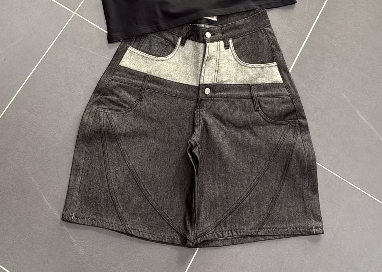 Double Denim short